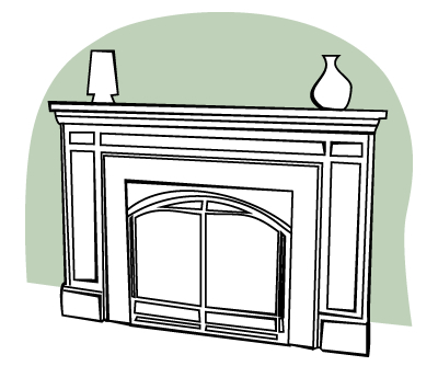 Fireplace moulding