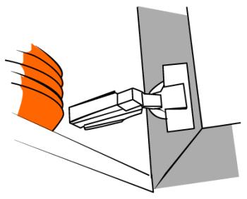 Soft-closing door mechanisms or door checks