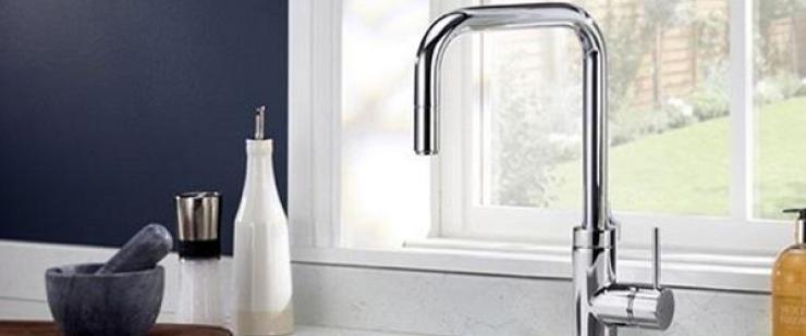 The kitchen tap takes centre stage