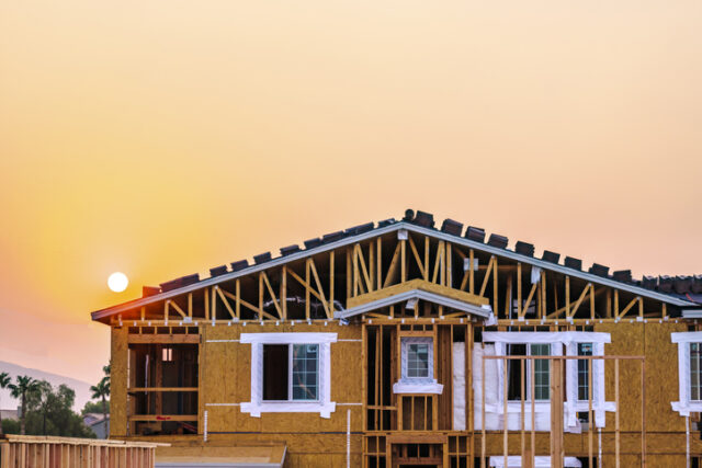 New construction and haze sun