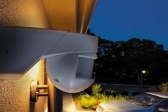 A motion sensor at night