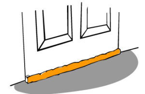 Draught stoppers and weather strips