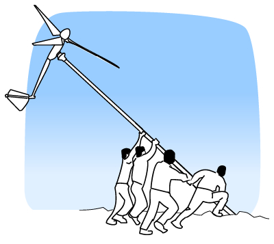 How to install a wind turbine