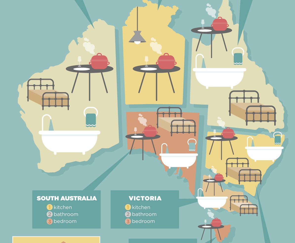 Mapped – Australia’s favourite interior designs Mapped – Australia’s favourite interior designs