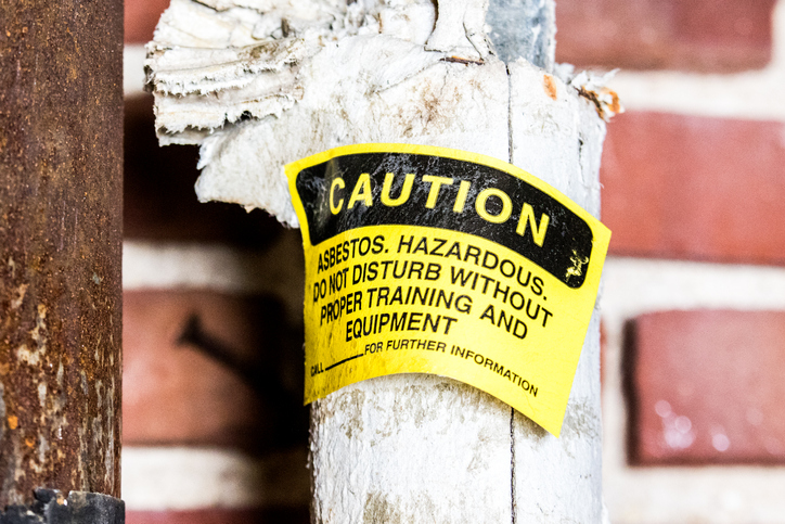 Asbestos warning for old heaters