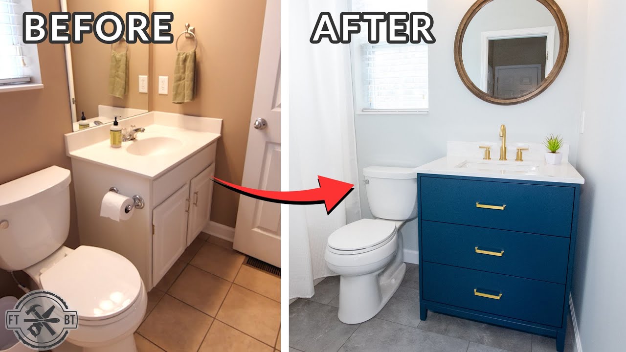 DIY Small Bathroom Remodel