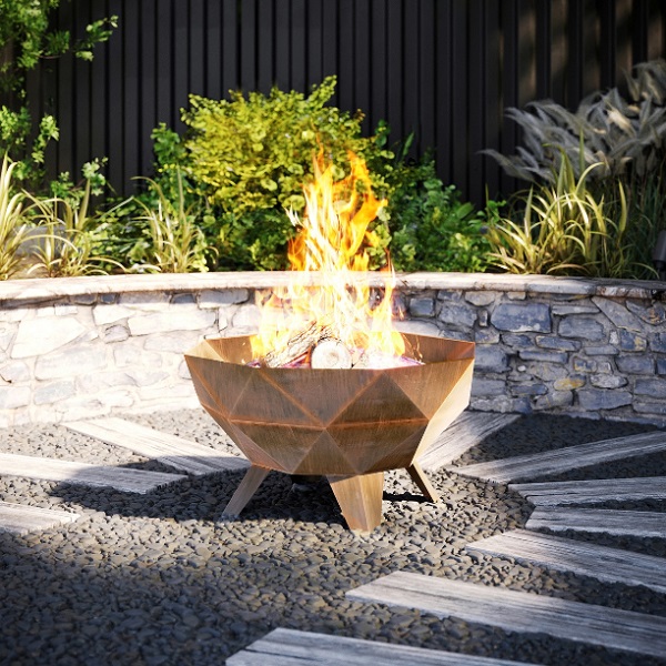 Shake off the cold with a fire pit