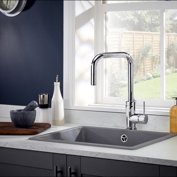 The kitchen tap takes centre stage