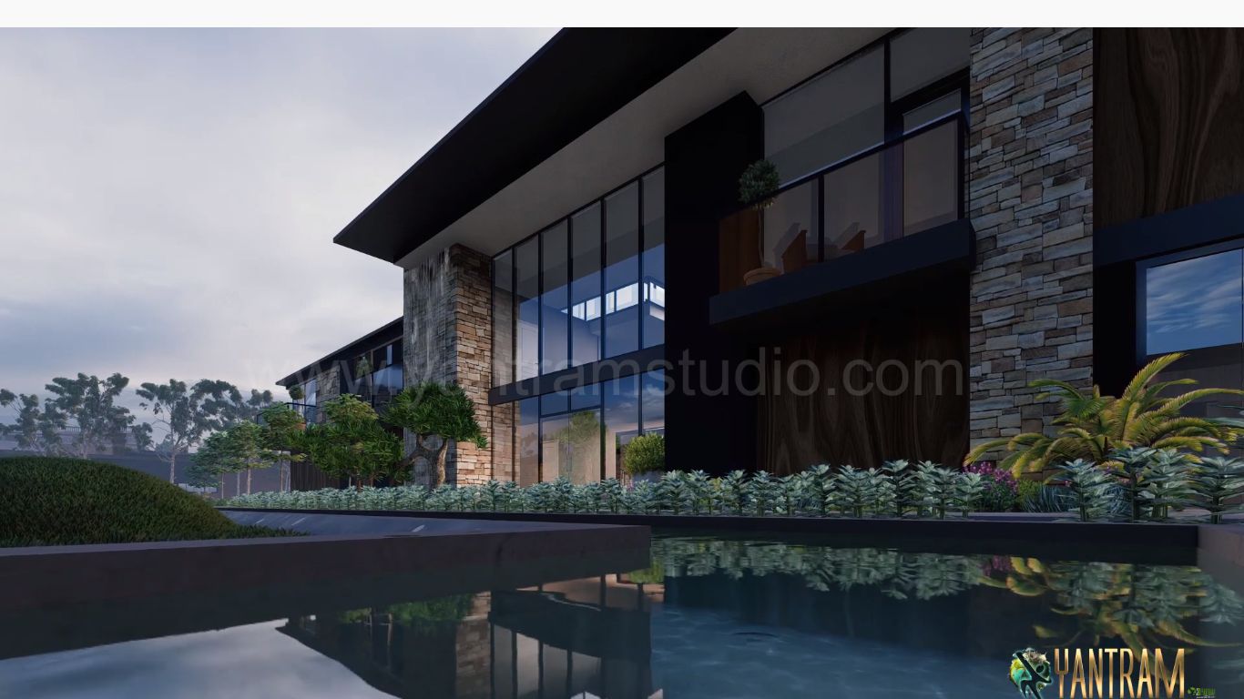 3d animation walkthrough services for Amazing Villa in Miami, Florida by 3d architectural visualisation studio