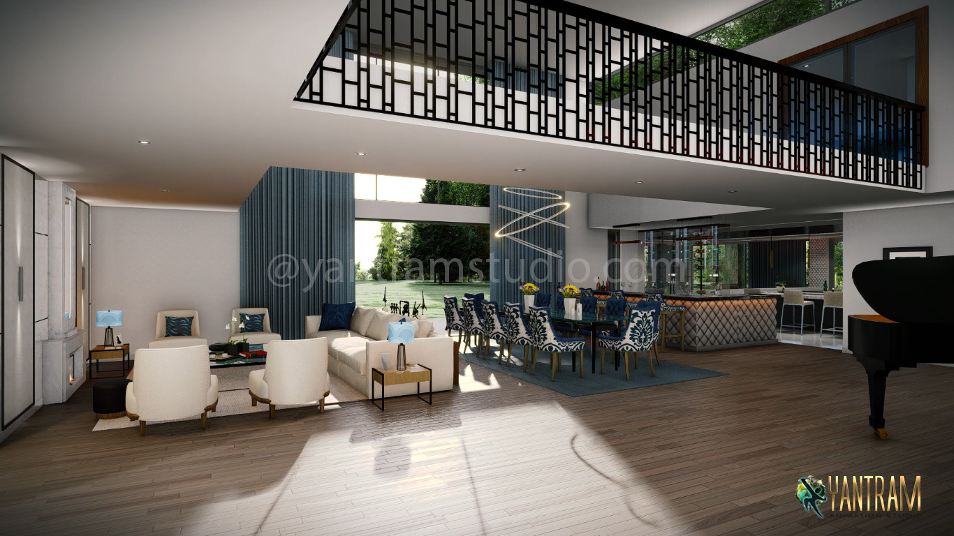 Swinfen Villa’s Interior in Miami, Florida by 3D Interior Designers at 3D Architectural Rendering Studio