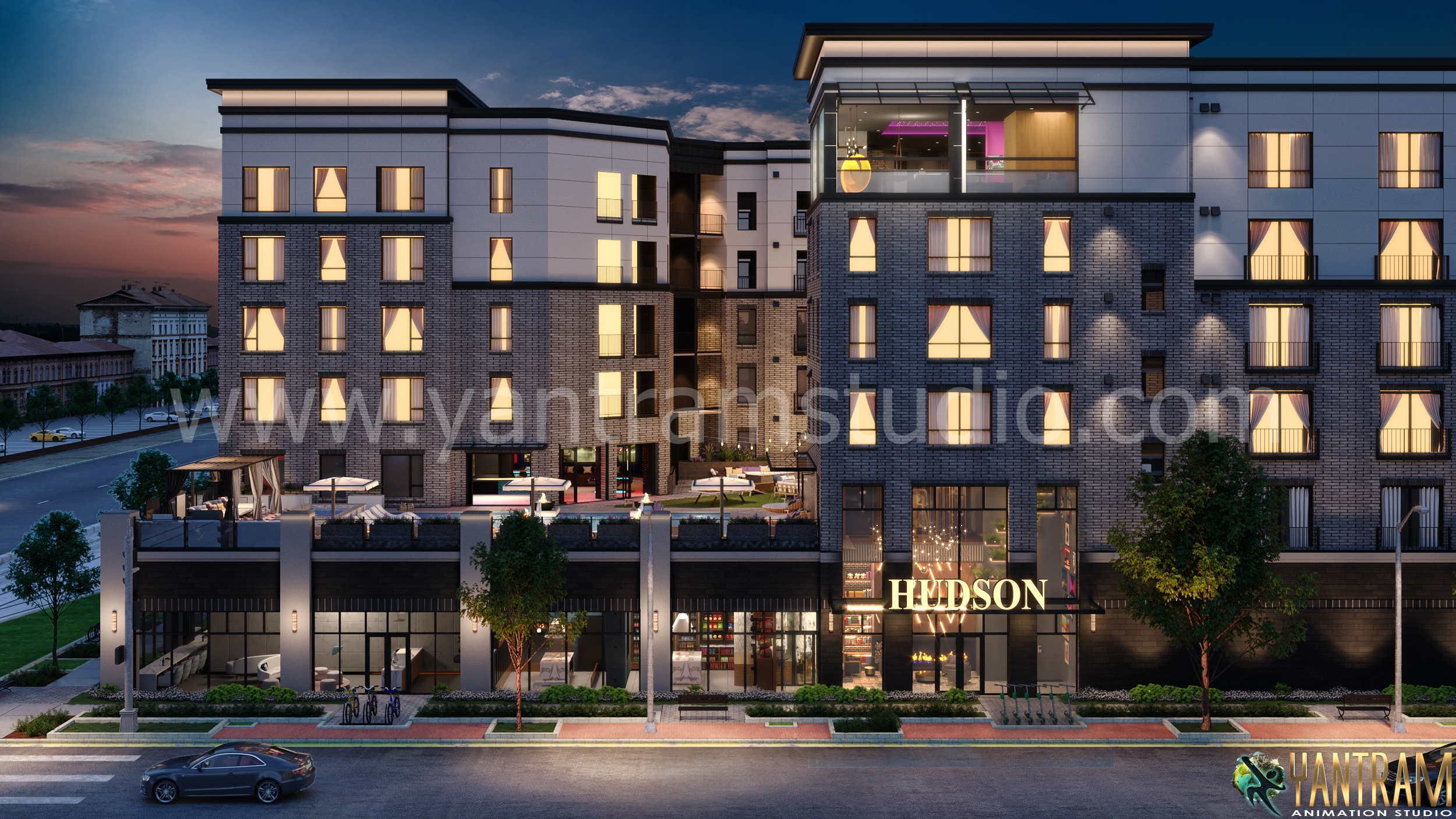 Yantram 3D Architectural Rendering Companies created a Glamorous Exterior Design in Austin, Texas Yantram 3D Architectural Rendering Companies created a Glamorous Exterior Design in Austin, Texas