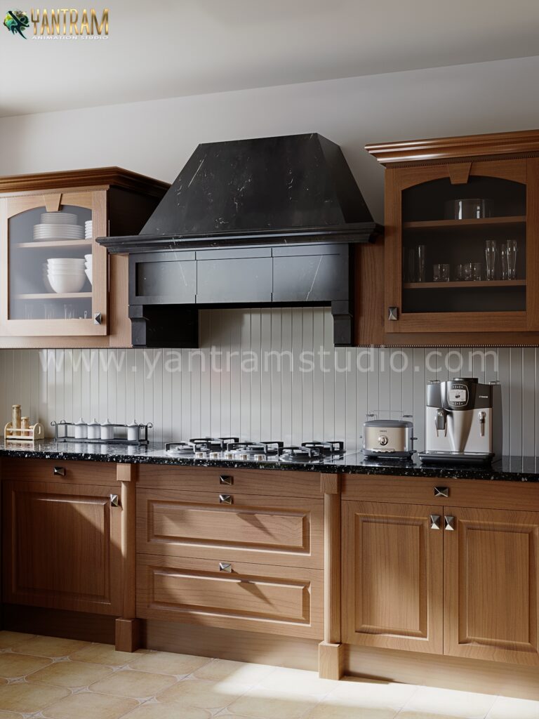 3D Interior Visualization of Kitchens in New York City by Yantram 3D Architectural Rendering Company