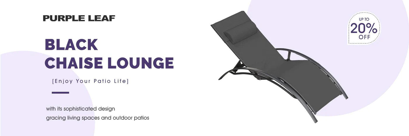 How Does a Black Chaise Lounge Enhance the Elegance of Modern Outdoor Spaces?