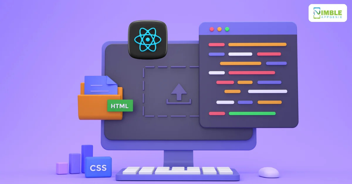 React JS Development Company – Nimble AppGenie